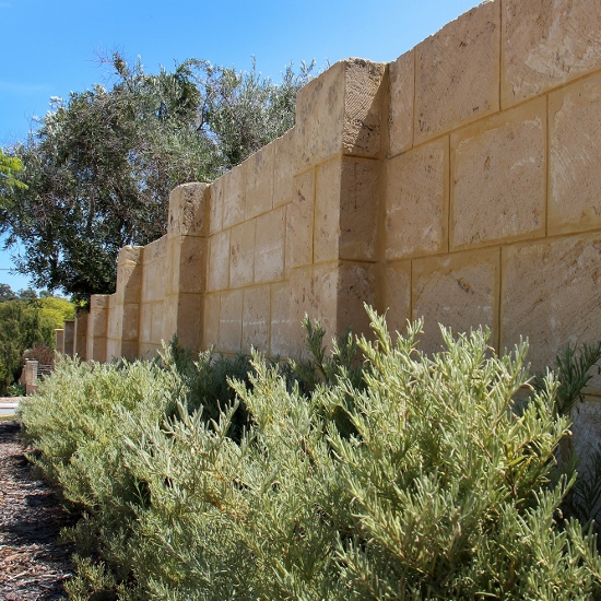 Perth Natural Limestone Pier Fence